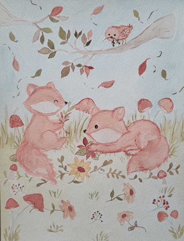 Les deux petits renards 
