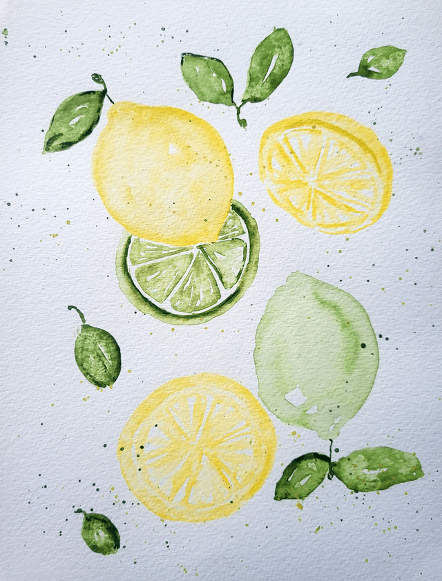 Les citrons verts et jaunes 