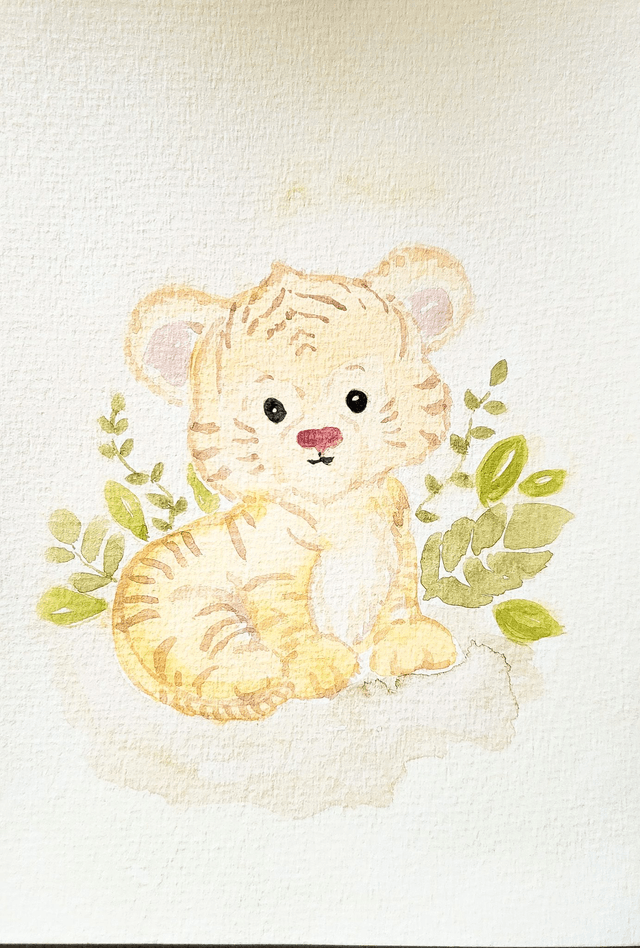 Ce mignon bébé tigre 