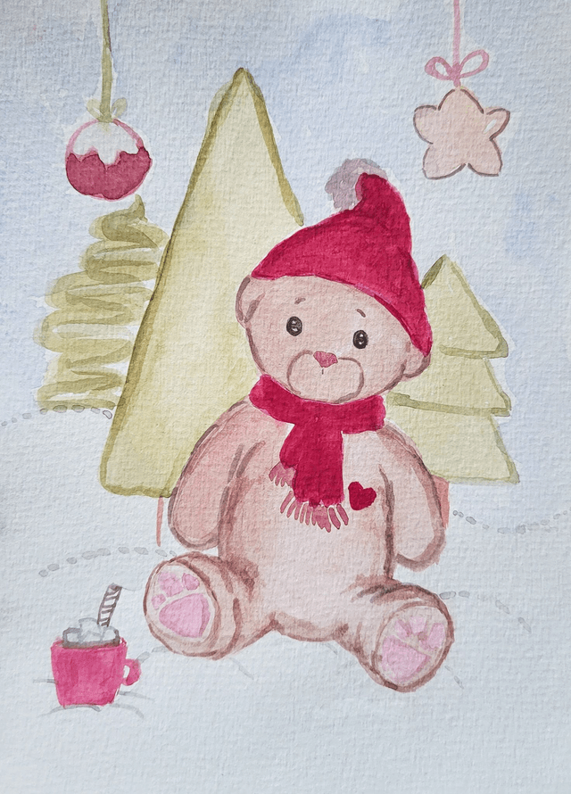 Petit ours avec son chapeau