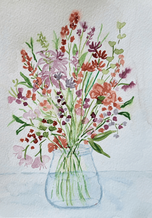 Le bouquet de fleurs fraiches