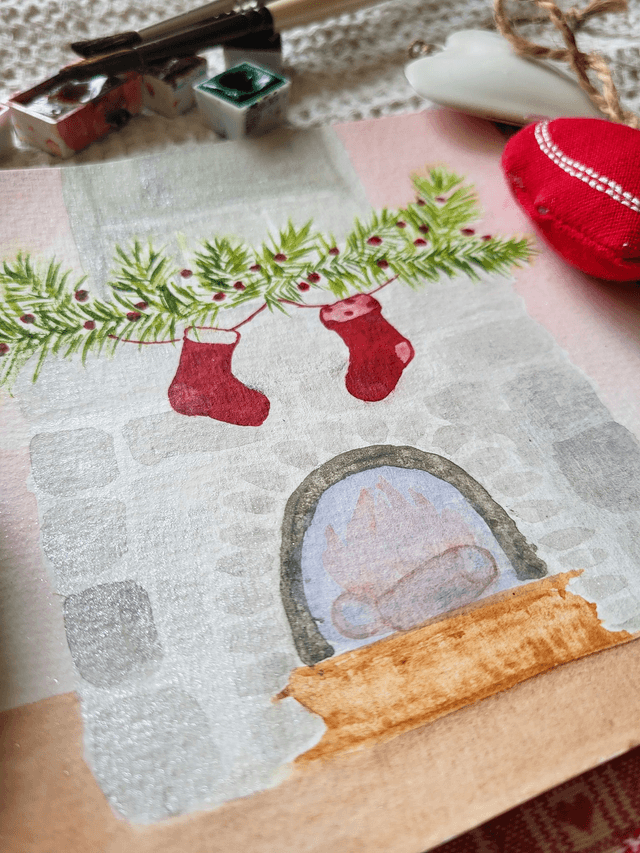 La cheminée de Noël 