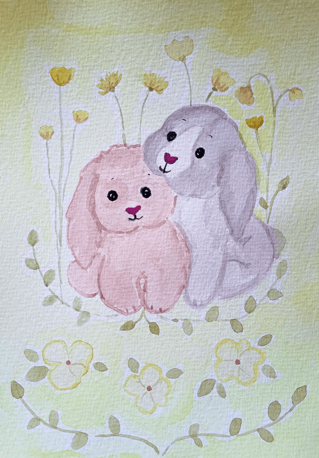 Les deux petits lapins 