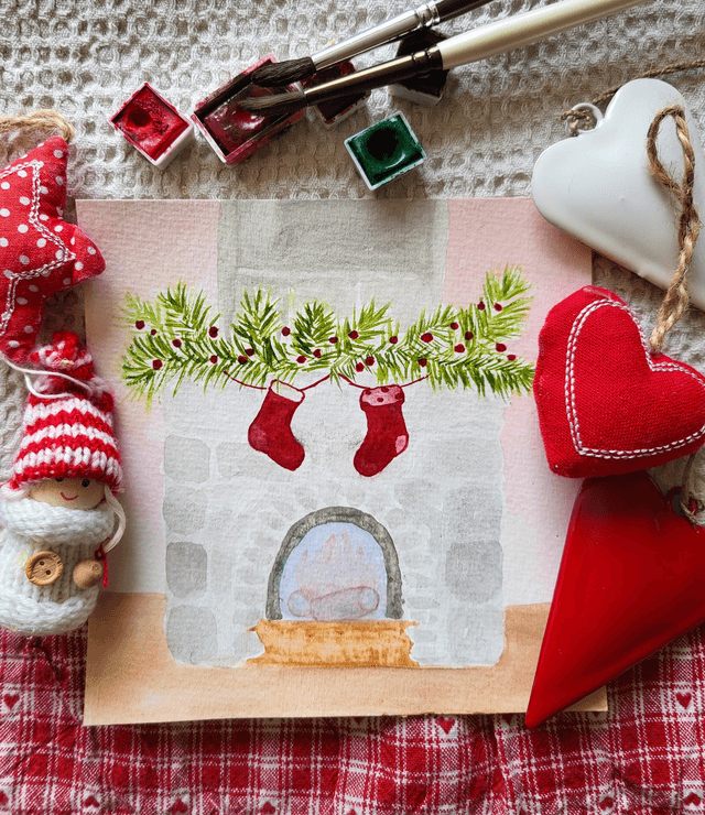 La cheminée de Noël 