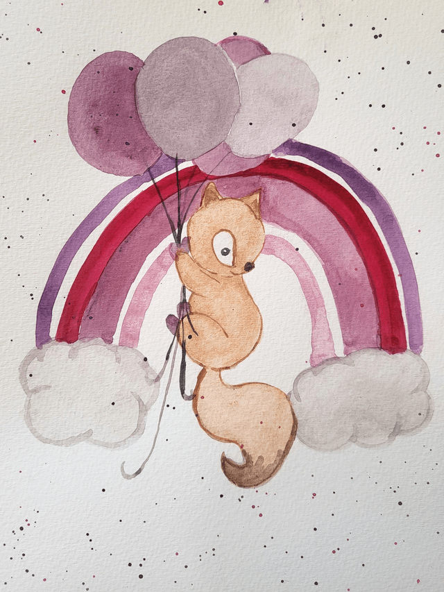 L'écureil et l'arc en ciel