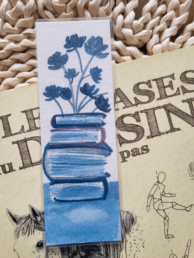 Les fleurs et les livres