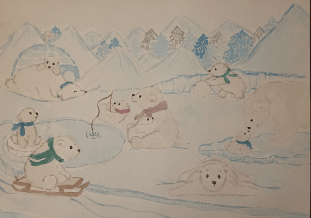 Les petits ours sur la banquise