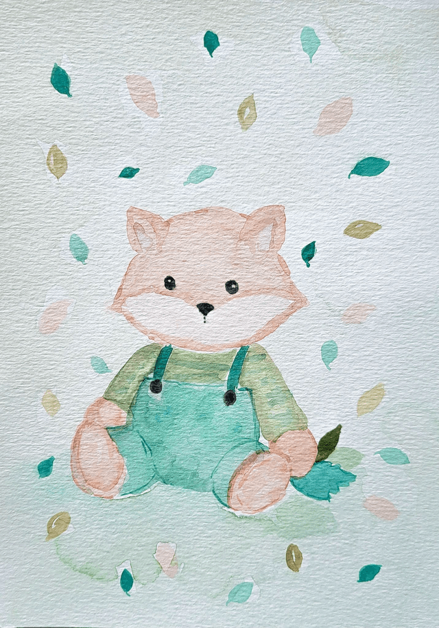 Le petit renard d'automne 