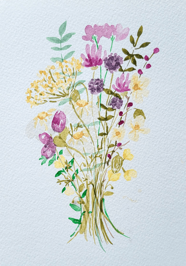 Un bouquet de fleurs 