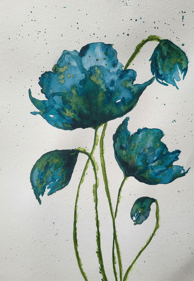 Les fleurs bleues 