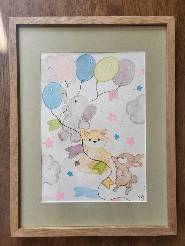 L&#039;éléphant, le renard, le lapin