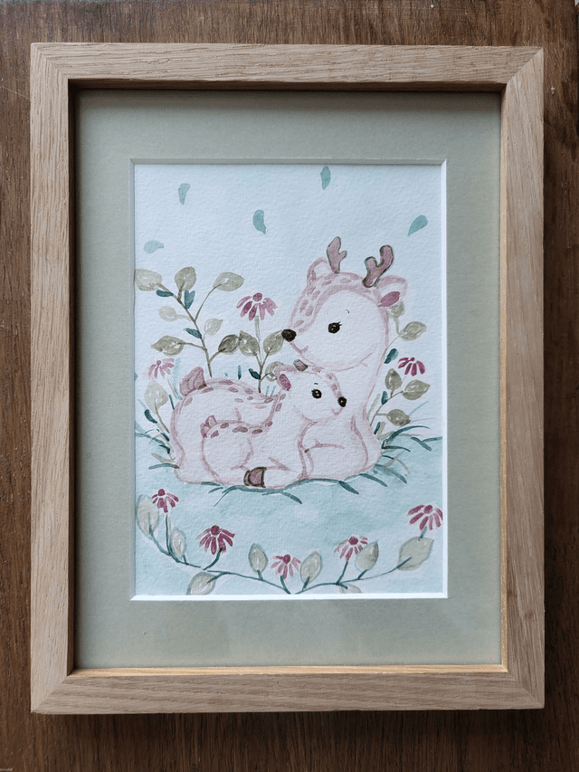 Les deux petits faons 