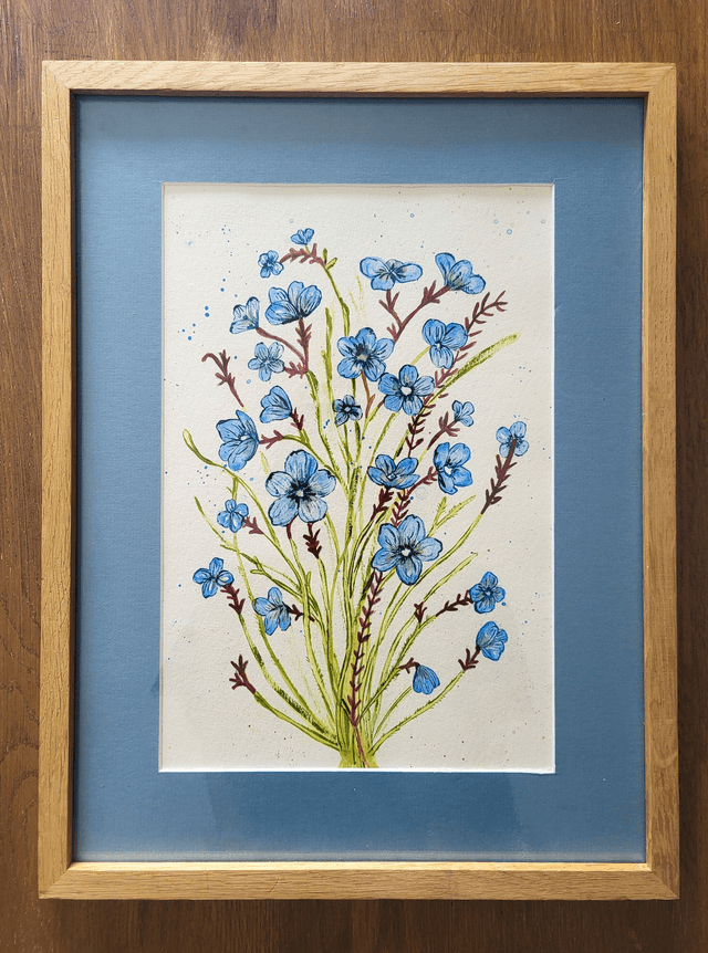 Les fleurs bleues 