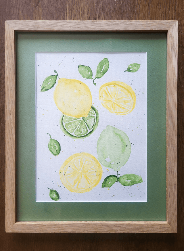Les citrons verts et jaunes 