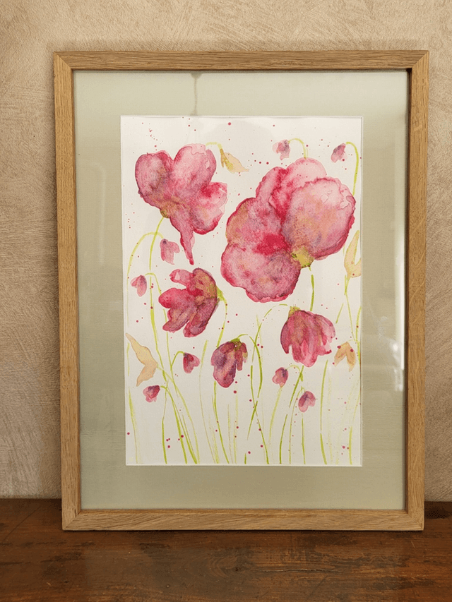 Les fleurs roses